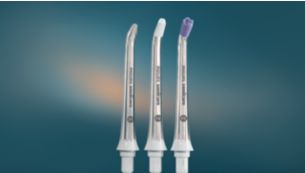 Tailored cleaning with 6 flosser tips