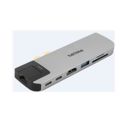 双 USB-C 插孔集线器扩展到 7 端口。
