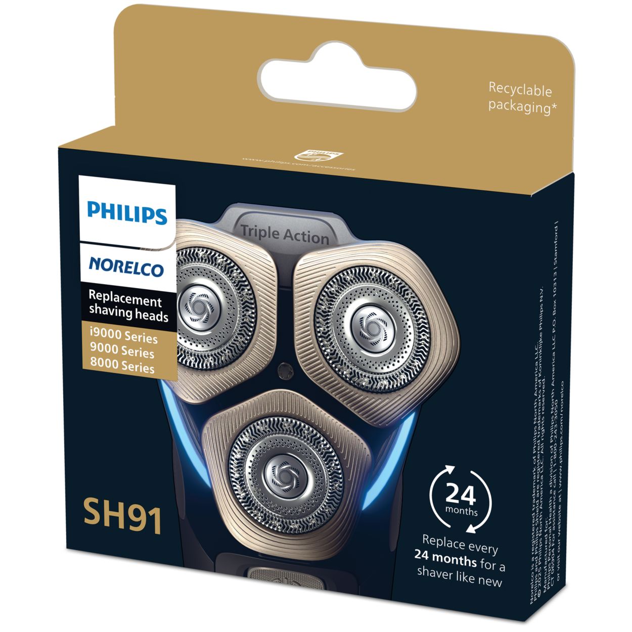 脱毛・除毛 PHILIPS  SH91 SH91 Blade Refill Replacement shaving heads SH91/52 | Norelco