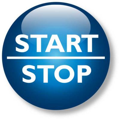 Automatic switch on/off, filter replacement indicator