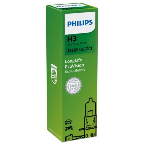 12336LLECOC1 LongLife EcoVision Headlight bulb&lt;br>