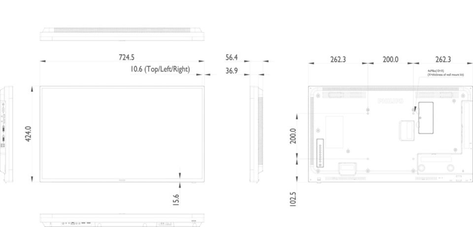 Signage Solutions D-Line Display 32BDL4050D/00 | Philips
