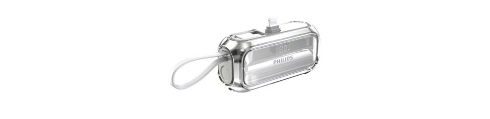 スリムで持ち運びに便利なモバイルバッテリー