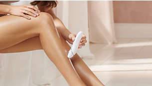 Gentle epilation for smooth skin up to 4 weeks