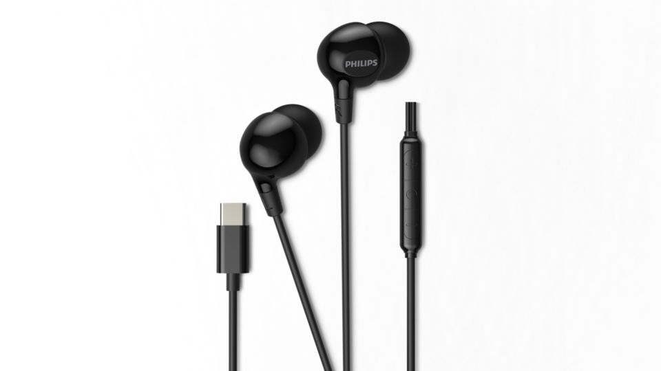 インイヤーヘッドホン／マイク付き TAE2100BK/97 | Philips