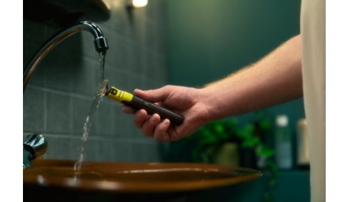 Vandafvisende: Brug våd og tør