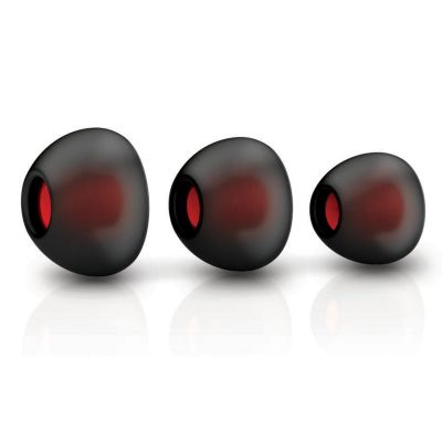 Ultra-soft silicone caps sit comfortably in your ears
