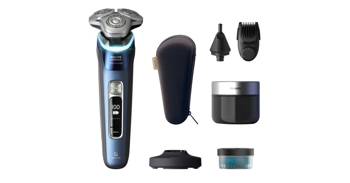 Norelco i9000 Prestige Wet&Dry Electric Shaver with SenseIQ XP9201