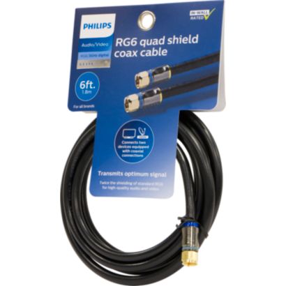 Quad Shield Coax Cable for video and audio