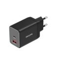 Επιτοίχιος φορτιστής με θύρα USB-A και USB-C