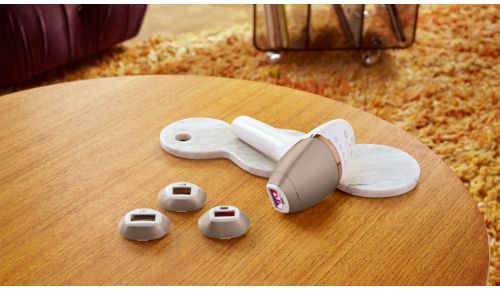 Solución completa para la cara y el cuerpo con 4 accesorios inteligentes