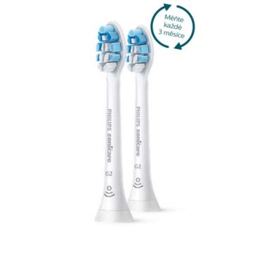 Philips Sonicare G2 Optimal Gum Care Standardní velikost hlavice sonického kartáčku 2 ks