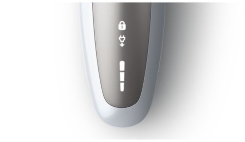 Intuitives Display mit 3-Stufen-Akkustandsanzeige