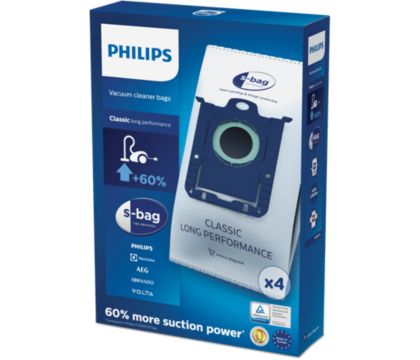 Lot De 20 Sacs D'Aspirateur Compatibles Avec S-Bag Philips