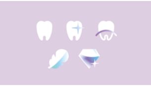 5 Modes: Clean, Gum Pro, Deep Clean, Sensitive, White