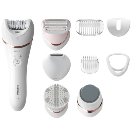 BRE740/10 Epilator Series 8000 Depiladora Wet & Dry