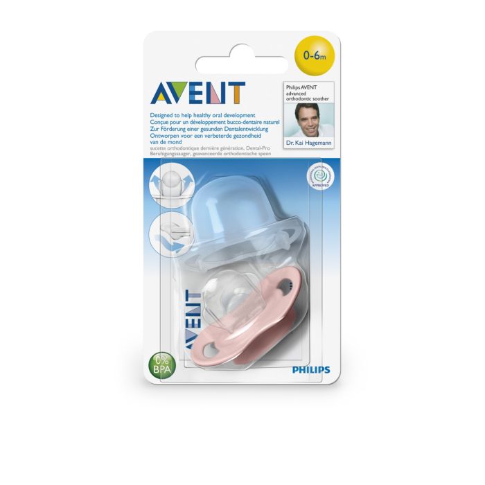 Advanced orthodontic pacifiers SCF184/13 Avent
