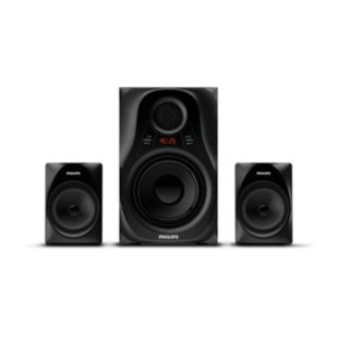 Parlantes multimedia 2.1
