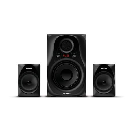 MMS2580B/77  Parlantes multimedia 2.1