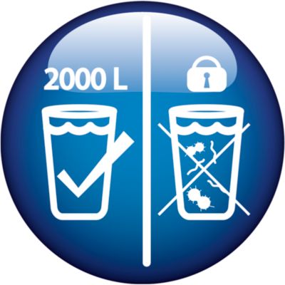 A trava Ultra Pure Protect garante água pura — sempre