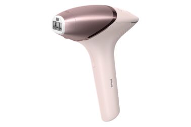 IPL hair removal device for face and body