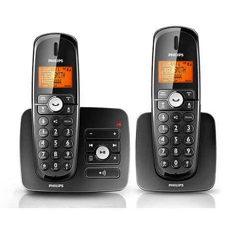 XL3752B/22 SoClear Draadloze telefoon met antwoordapparaat
