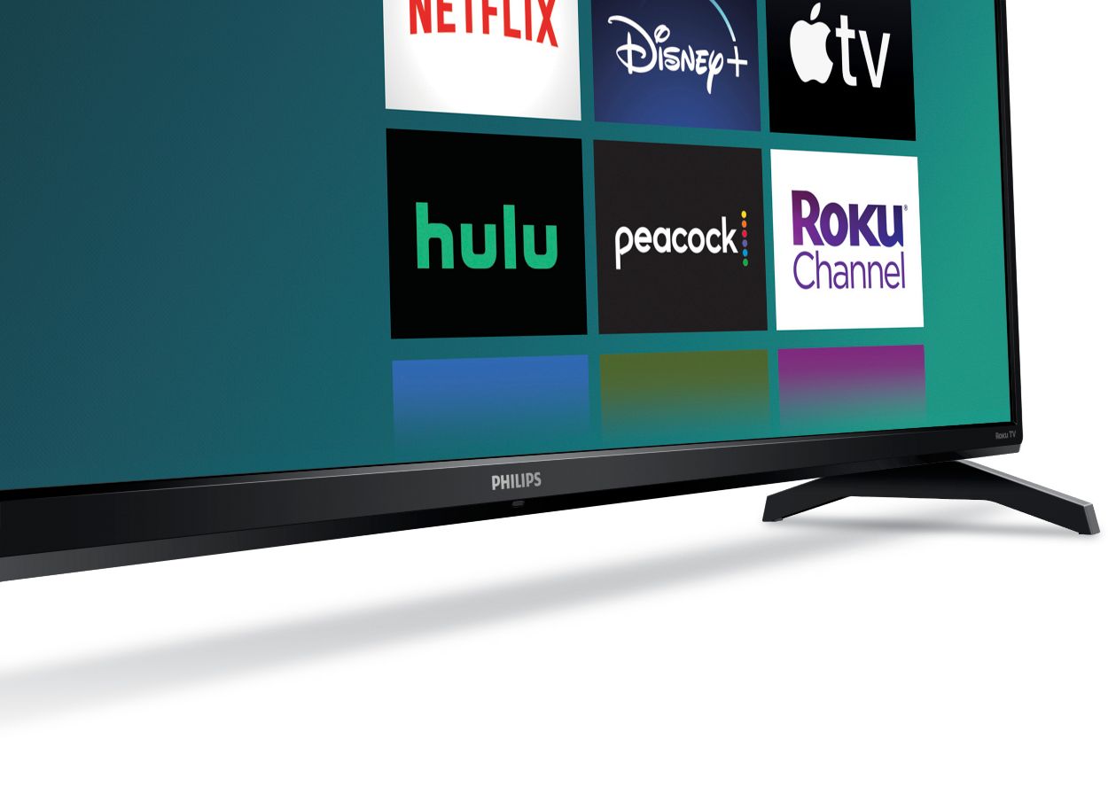Philips 55 PUL66 UHD Roku Smart TV with 3-Year Coverage