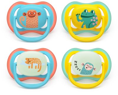 Avent Dark Philips Pacifier - Ultra Air Day And Night - Scf349/56