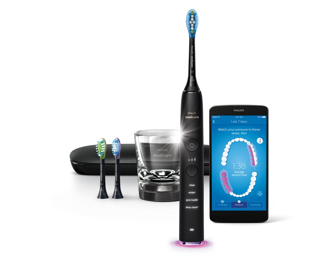 DiamondClean Smart 9300 Black | Philips Sonicare