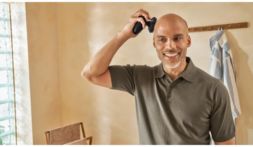 60 minutters ledningsfri barbering efter en fuld opladning