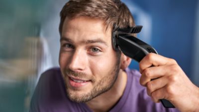 Einfacher und gleichmäßiger Haarschnitt