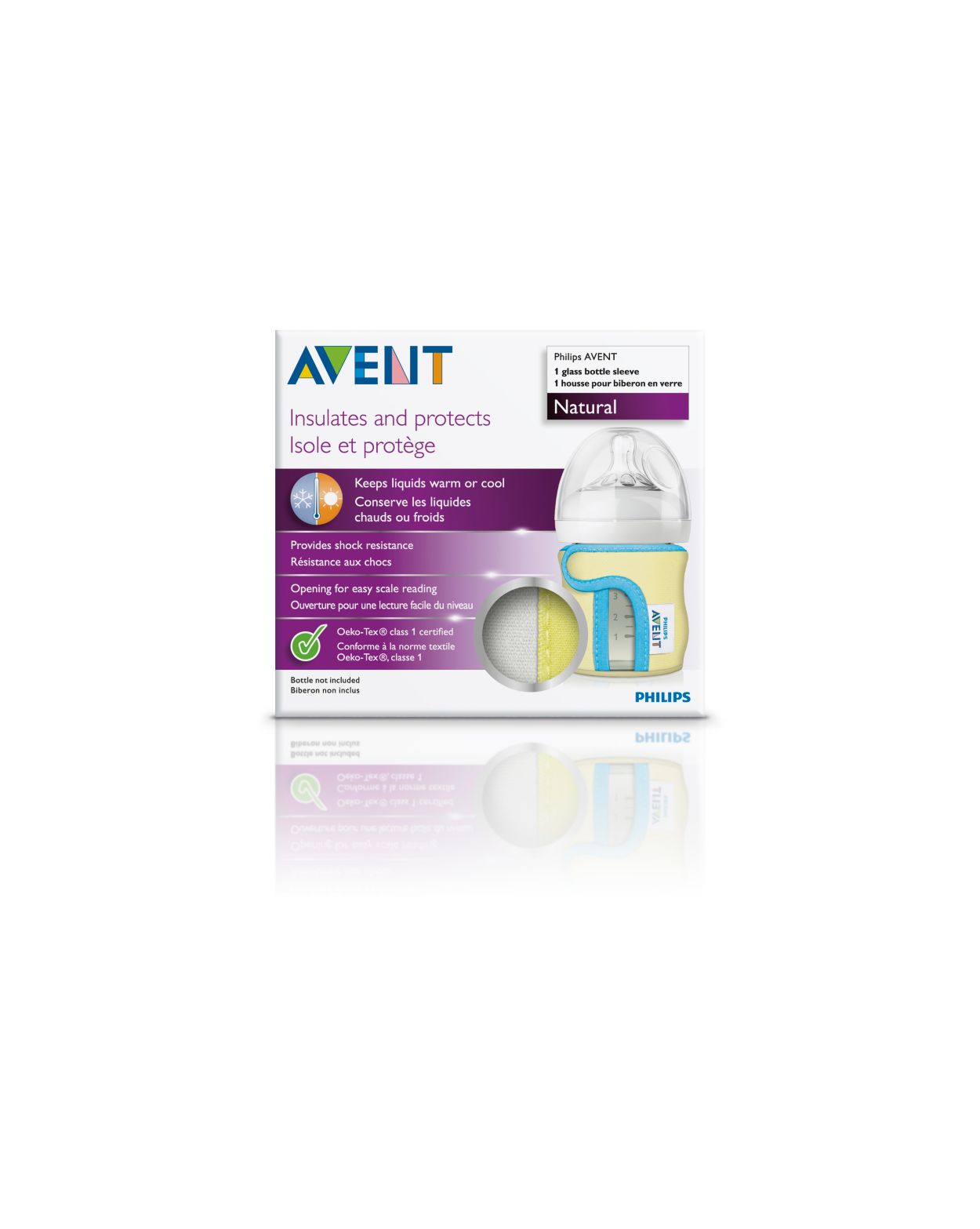 Philips avent glass baby best sale bottle sleeve