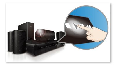 Acabamento moderno e brilhante com controles de toque exclusivos