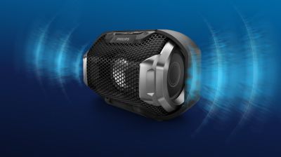 Explosive beats blast through twin bass radiators