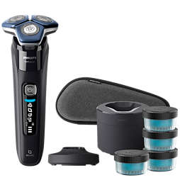 Shaver series 7000 Wet and dry electric shaver set with 4 accessories