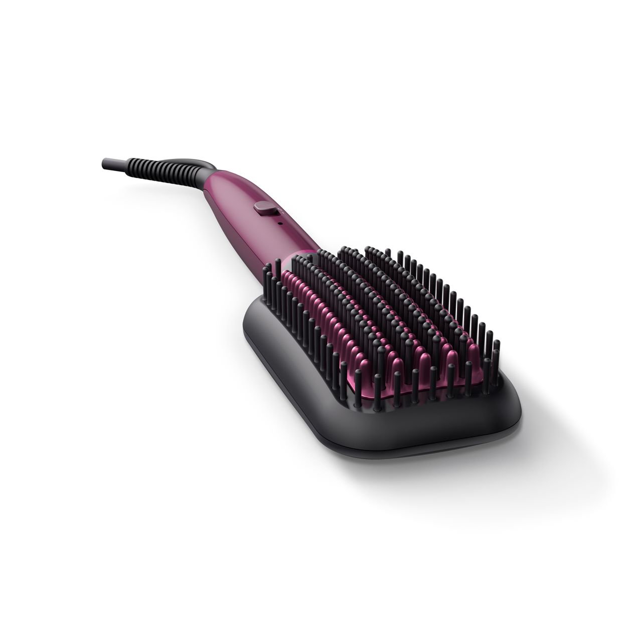 Philips hair straightener brush online best sale