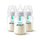 Anti-colic bottle with AirFree vent