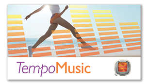 TempoMusic 可使音樂與您在訓練時的節奏保持一致