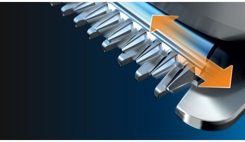 Self-sharpening blades for zero maintenance