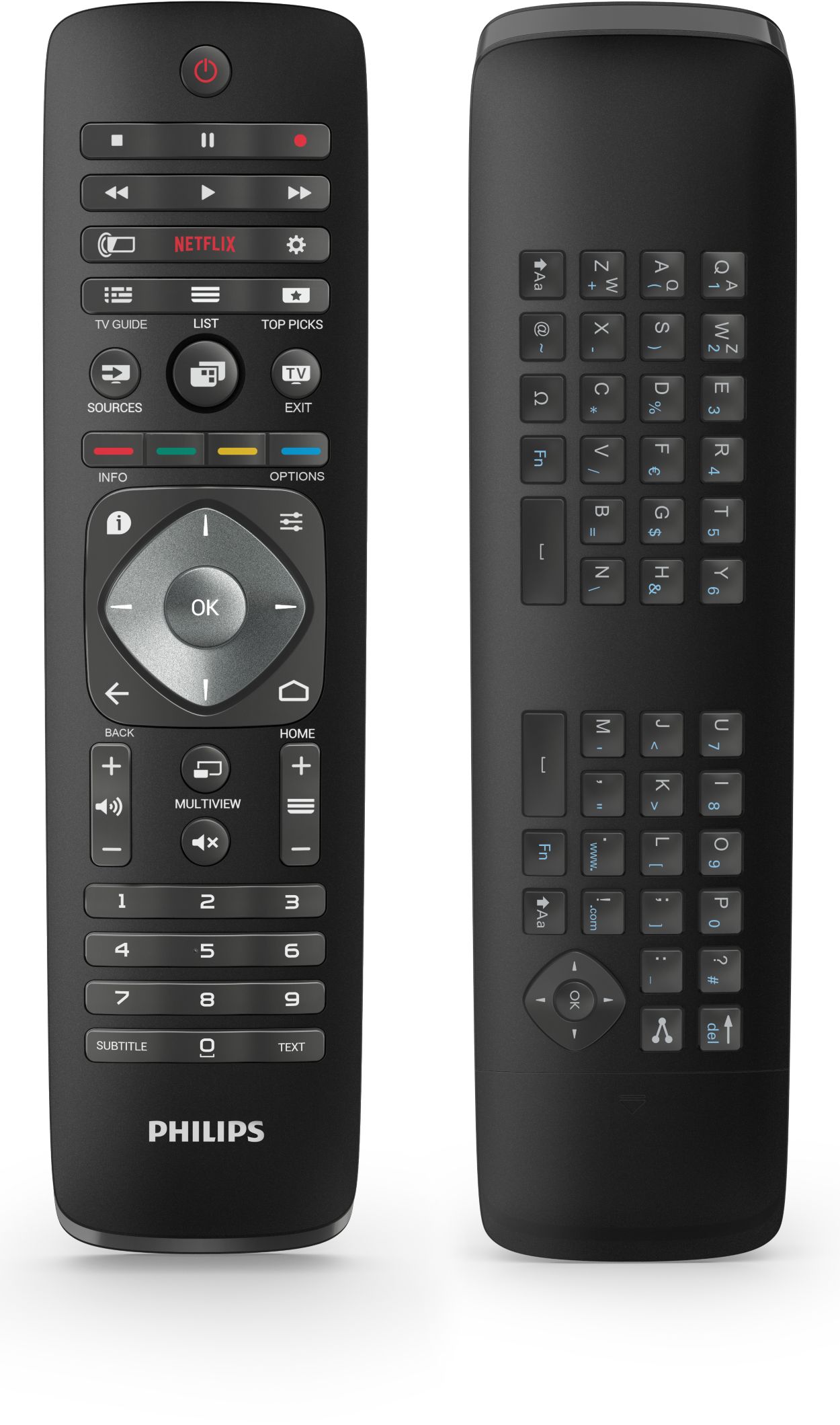 Télécommande TV universelle Philips - Avec bouton Ambilight et Smart TV -  4K / UHD /