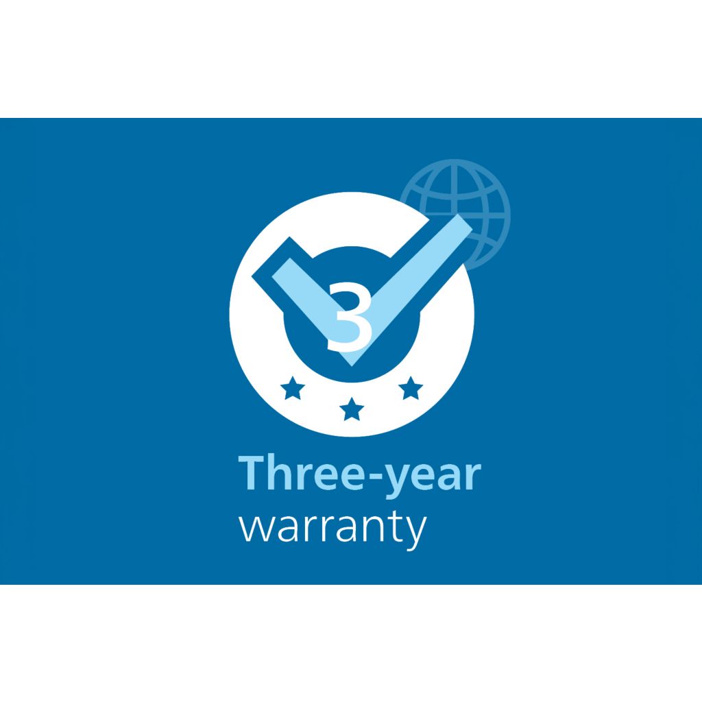 3-year warranty