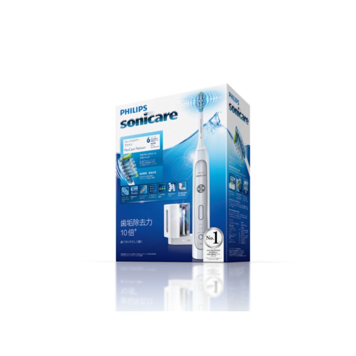 FlexCare Platinum Sonic electric toothbrush HX9162/28 | Sonicare