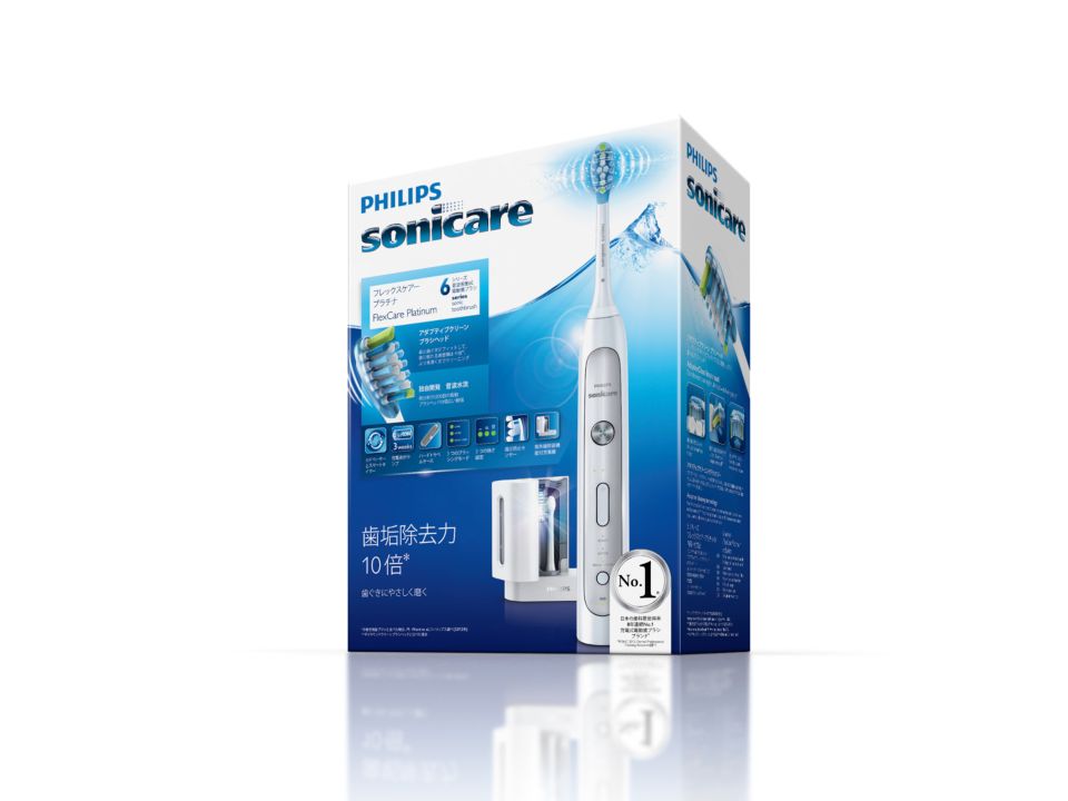 FlexCare Platinum Sonic electric toothbrush HX9162/28 | Sonicare