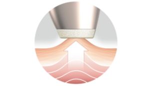 Il sistema Air Lift stimola delicatamente la microcircolazione