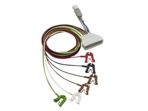 Patient Cable ECG 6 lead Grabber Telemetry Lead Set