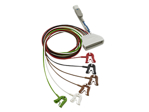 Patient Cable ECG 6 lead Grabber Telemetry Lead Set