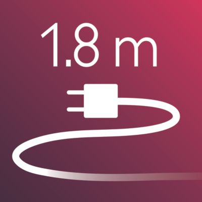 1.8 m power cord