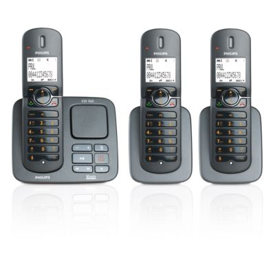 Perfect sound Cordless phone with answering machine