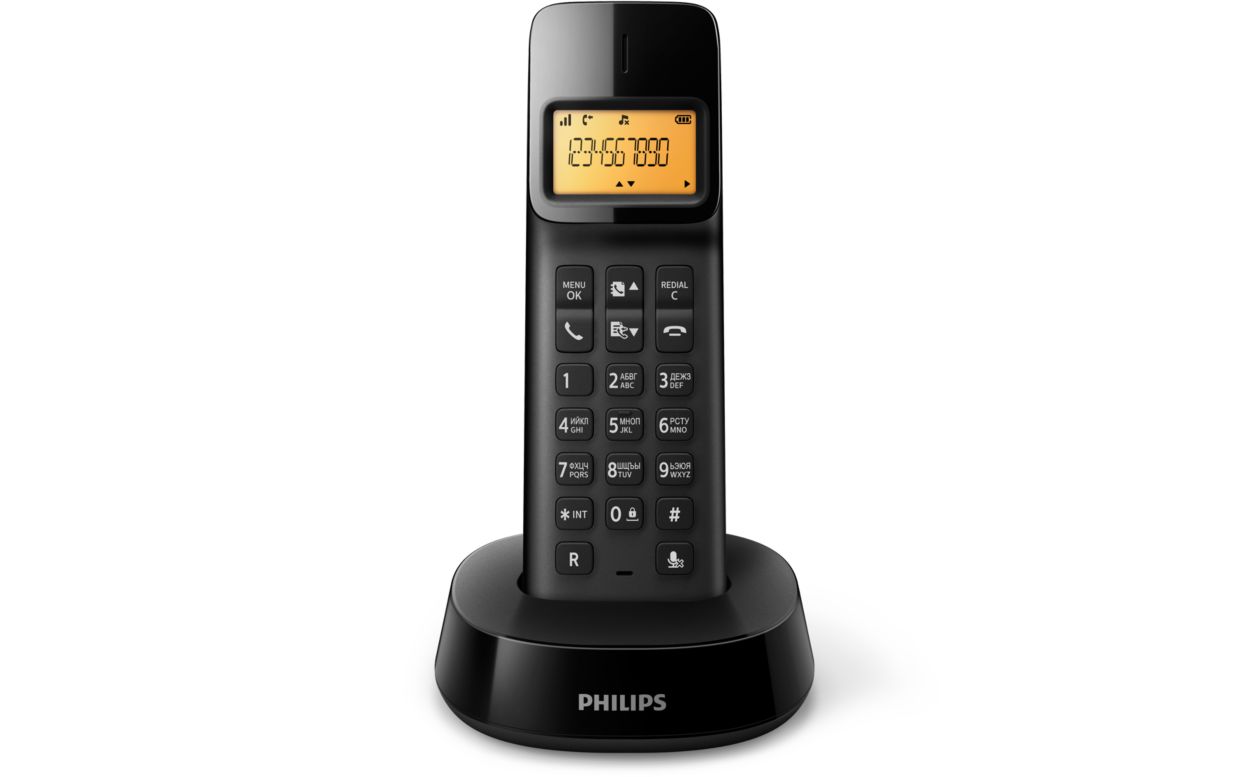 Беспроводной телефон D1401B/51 | Philips