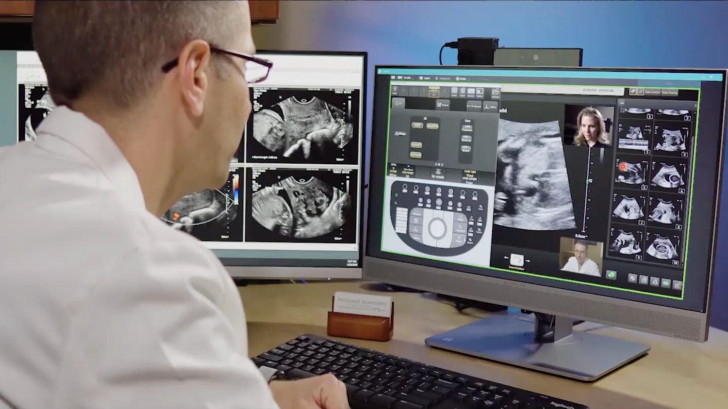MFM physician uses telemedicine